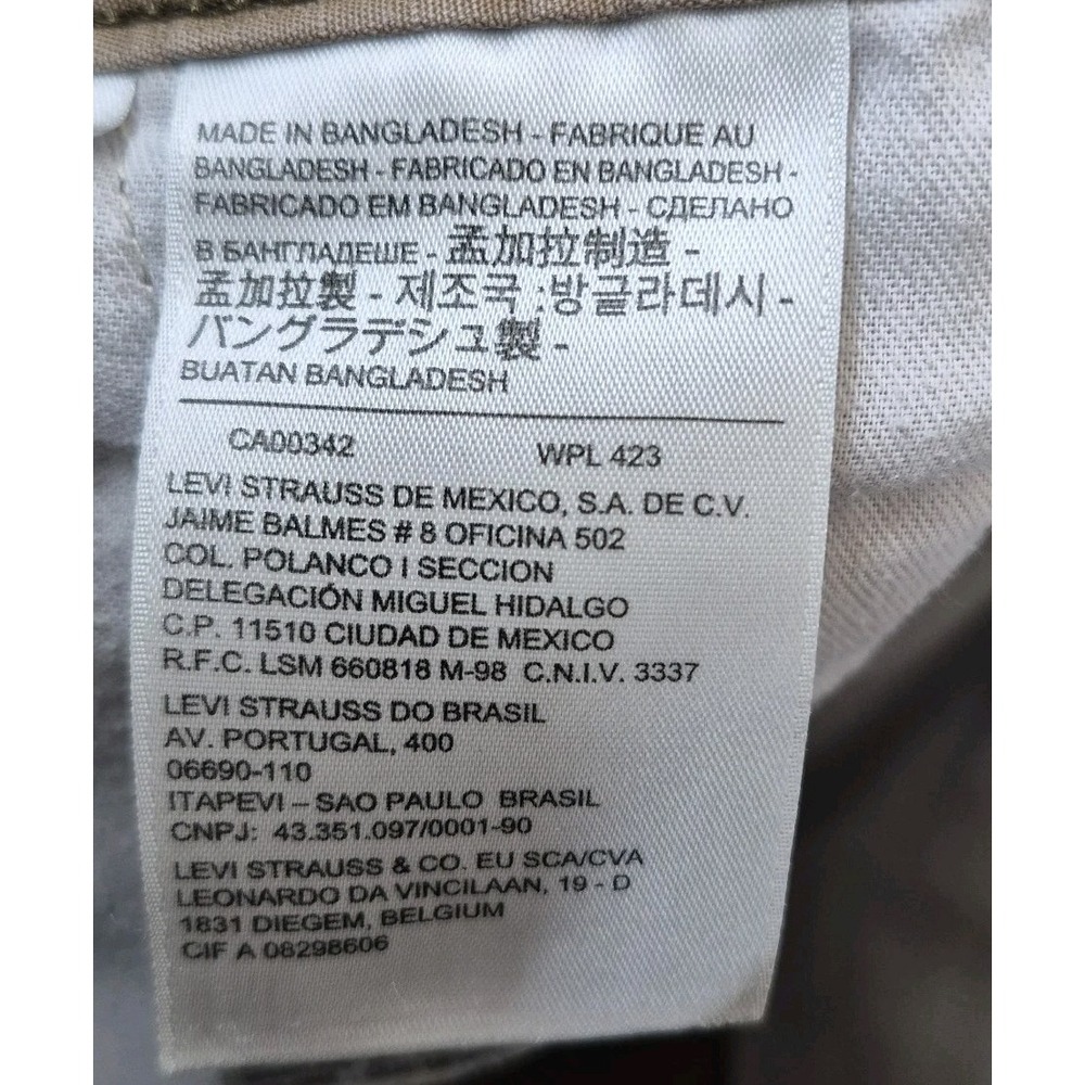 Levis Cargo Shorts Mens 36 Brown Pockets - Picture 6 of 7